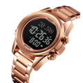 SKMEI new brand 1667 latest  men azan qibla watch digital manufacturers fancy wrist watch stainless steel